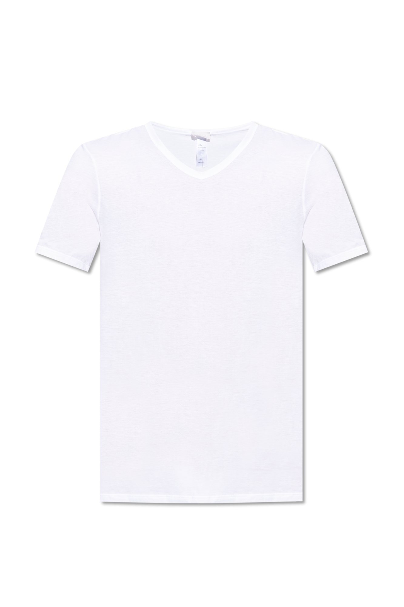 BYC 1903 Men's U-Neck White Cotton 100% Short Sleeve T Shirt